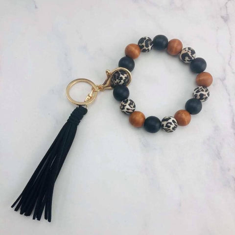 Leopard Keychain Bracelets