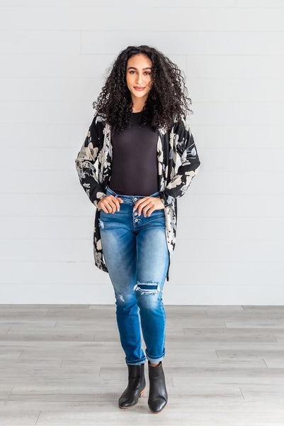 Total Heartbreaker Floral Cardigan