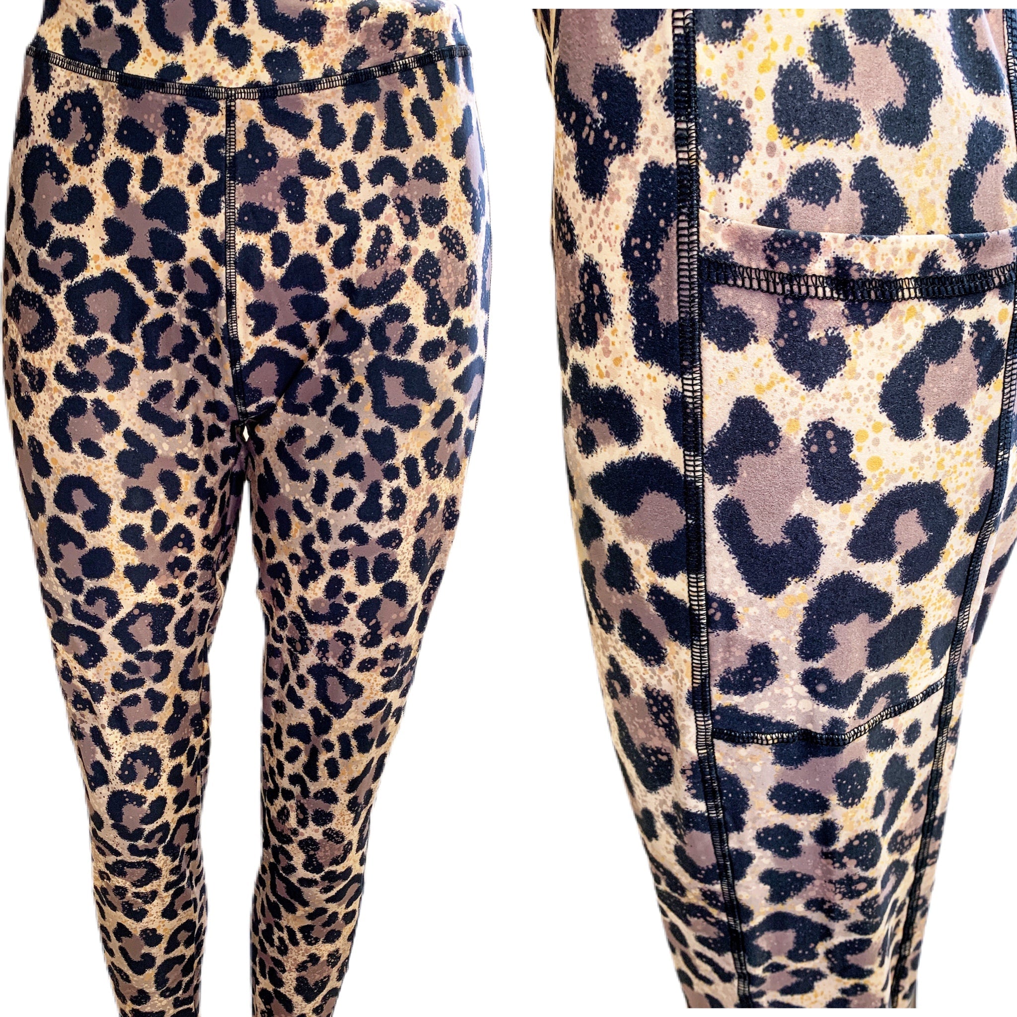 Leopard Pocket Leggings - PREORDER