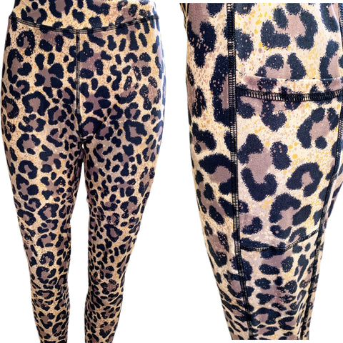 Leopard Pocket Leggings - PREORDER