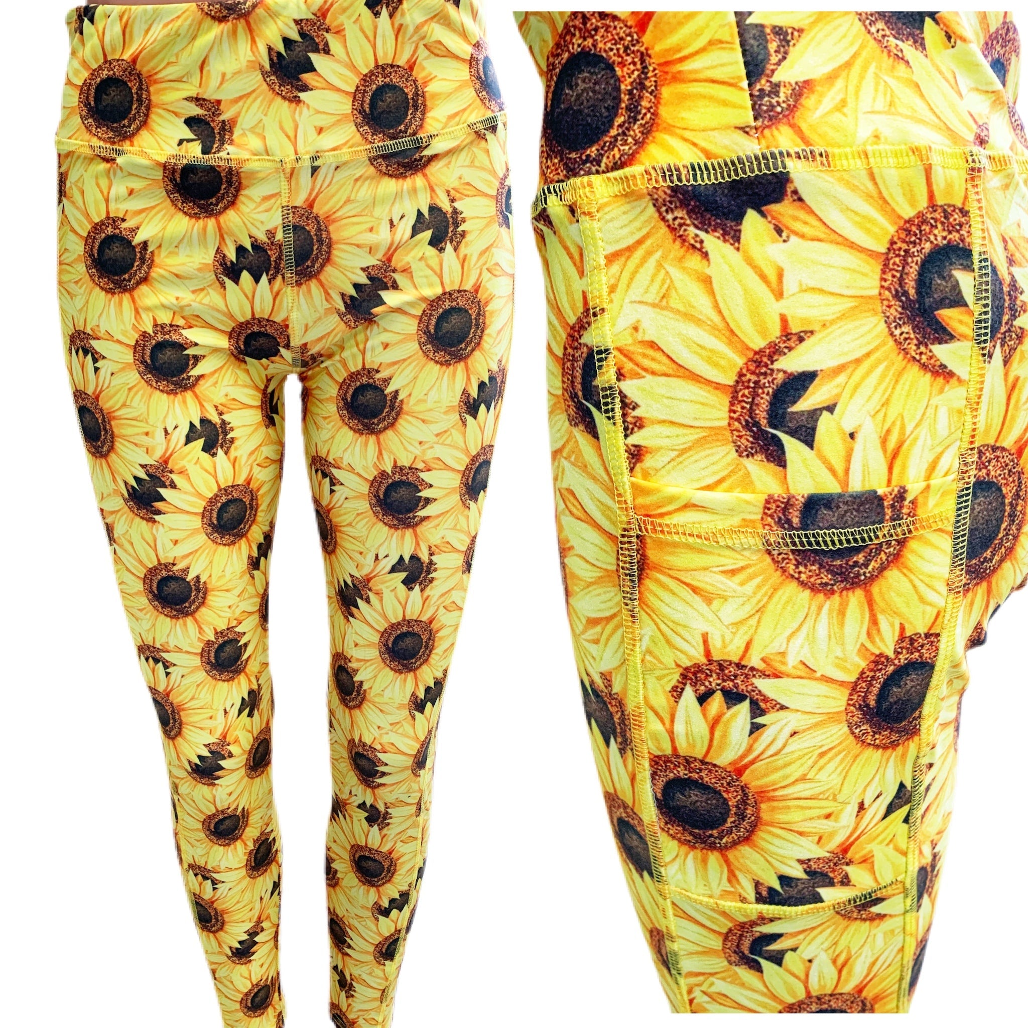 Sunflower Pocket Leggings - PREORDER
