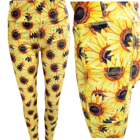 Sunflower Pocket Leggings - PREORDER