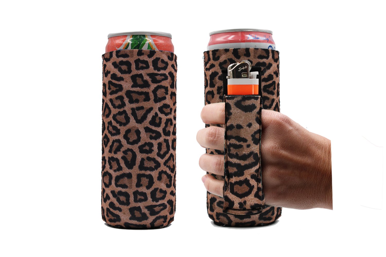 Leopard Slim Can Handler