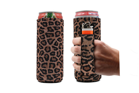 Leopard Slim Can Handler