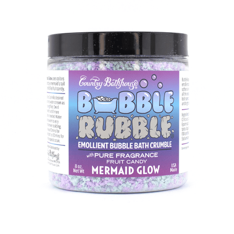 Bubble Rubble Bubble Bath Crumble - Mermaid Glow