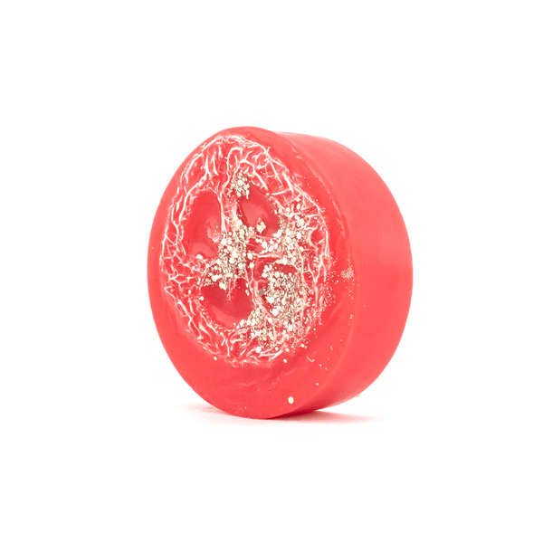 Organic Loofah Soap - Pomegranate Champagne